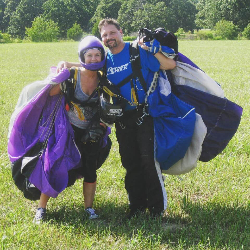 Tandem skydiving experience