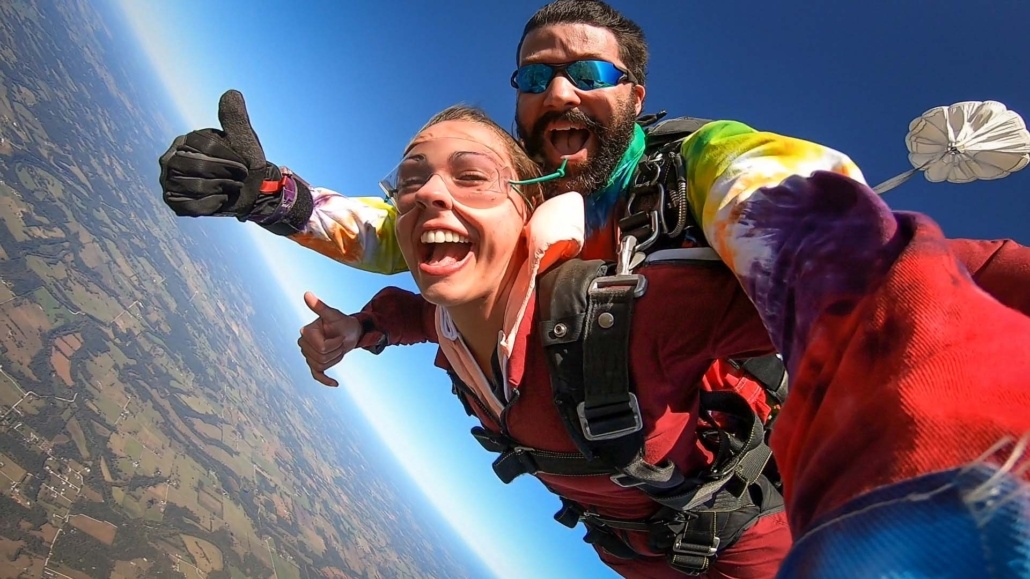 Tandem skydive experience